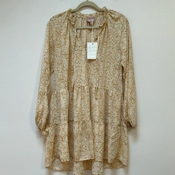 Show Me Your Mumu Birdie Paisley Mini Dress Size XS NWT Boho Indie Cottage‎ - Picture 3 of 6